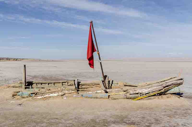 83 - Tunez - Chott el Djerid - lago salado